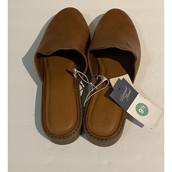 Universal Thread Slip On Shoes Womens 9 1/2 Brown Casual Padded Casual - Picture 3 of 7